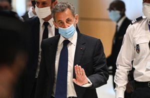 Nicolas Sarkozy, ehemaliger Präsident von Frankreich, ist zu einer Haftstrafe verurteilt worden. Foto: AFP/ANNE-CHRISTINE POUJOULAT