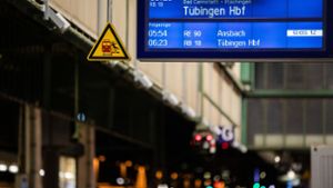 Zahlreiche Zugausfälle rund um Stuttgart