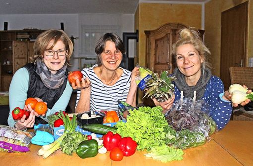 Susanne Malcher, Annette Jickeli und Nancy Marek (v.l.) Foto: Holowiecki