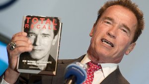 Arnold Schwarzenegger hat auf der Frankfurter Buchmesse seine Biographie vorgestellt. Foto: dpa