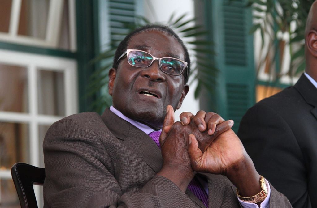 Robert Mugabe wird auf dem Heldenfriedhof der Hauptstadt Harare bestattet. Foto: dpa/Aaron Ufumeli