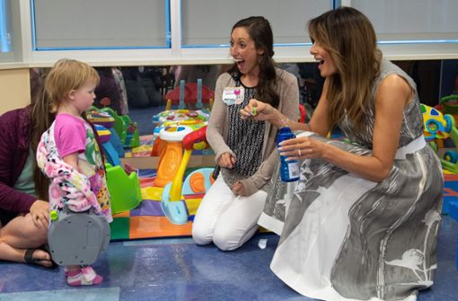 Melania Trump hat ein Kinderkrankenhaus in Nashville besucht. Foto: AFP