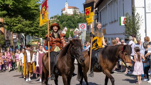 Der Maientag in Vaihingen an der Enz  ist eines der ältesten Heimatfeste der Region. Foto: Andreas Essig