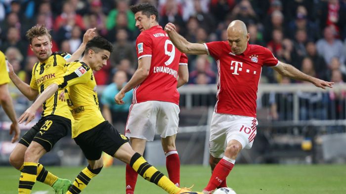 Der FC Bayern München trifft auf Borussia Dortmund