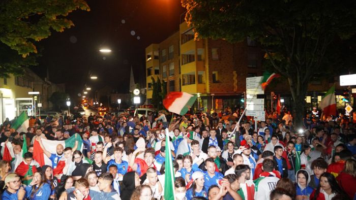 Italien-Fan dankt Anwohnern und der Polizei