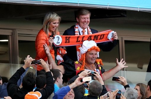 Offiziell ist Königin Máxima der Niederlande ganz auf Oranje gepolt. Auch im Halbfinale gegen ihre Heimat Argentinien? Foto: Getty Images South America