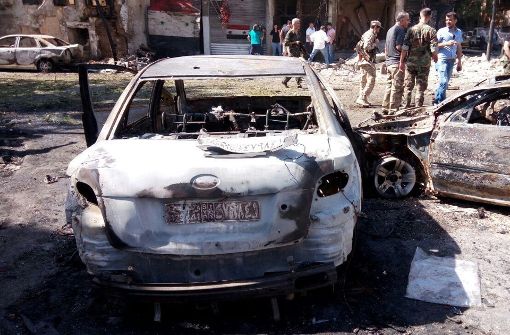 Am Rande der Altstadt von Damaskus ist eine Autobombe explodiert. Foto: SANA