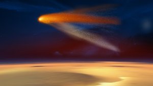 Komet rast ganz knapp am Mars vorbei