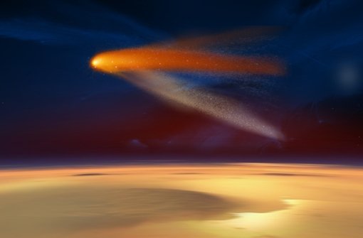 Die Animation zeigt den Kometen Siding Spring. Foto: NASA/JPL-Caltech/dpa