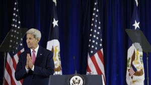 US-Außenminister John Kerry äußerte sich besorgt über Berichte, nach denen Moskau möglicherweise plant, seine militärische Unterstützung für das Assad-Regime stark auszuweiten. Foto: AP